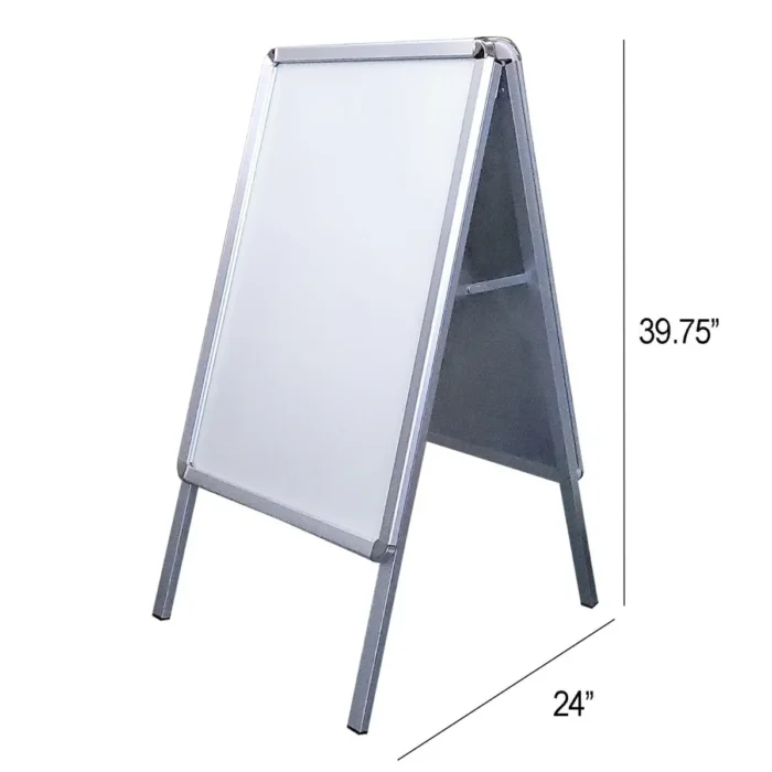 A-Frame Aluminum Whiteboard and Sign Holder - Image 3