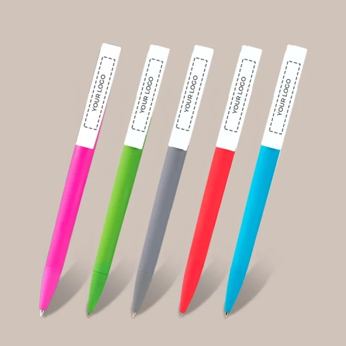 Twist-Action Rubberised Ballpoint