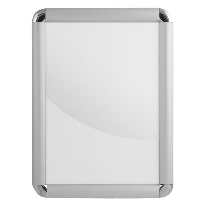 A4 Snap Frame – Matt Silver | 32mm Profile | Professional Poster Display
