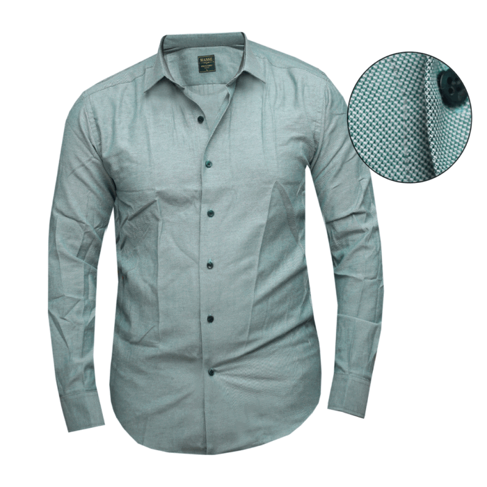 Hasse Men's Long Sleeve Classic-fit Corporate Branded Shirt