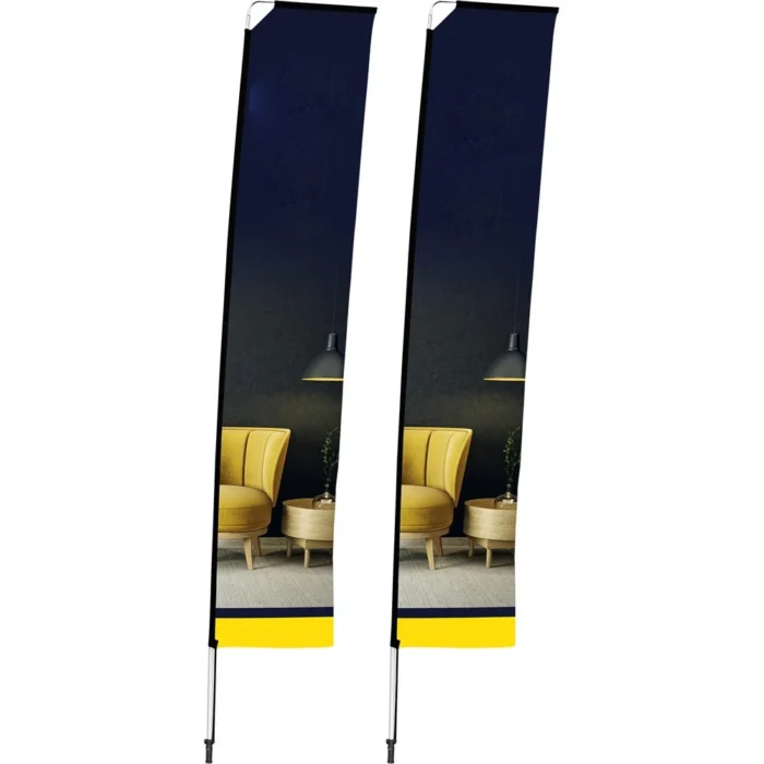 Legend 4m Telescopic Flying Banner (Set of 2)